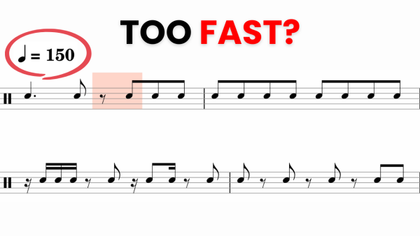 Fast Rhythm Reading Challenge (150 BPM) – Can You Keep Up? 🥁