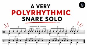 A very Polyrhythmic Snare Solo 🥁