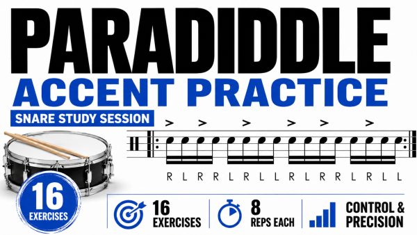 Paradiddle Control Workout – Accents & Sticking Practice 🥁