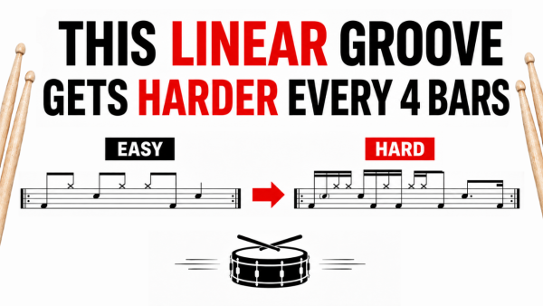 This Linear Groove Gets Harder Every 4 Bars 🥁